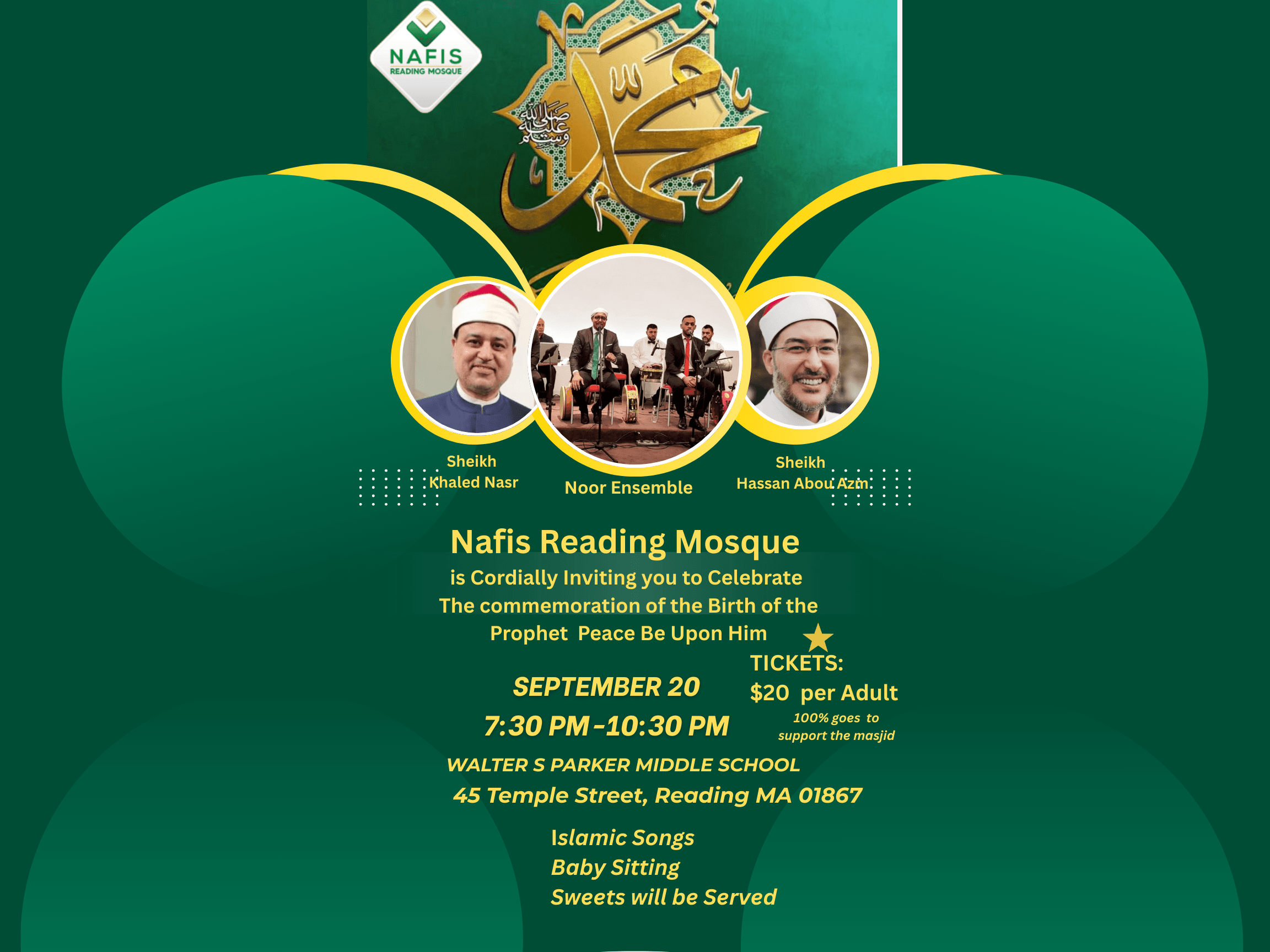 Commemoration of the Birth of Our Beloved Prophet Peace be Upon Him